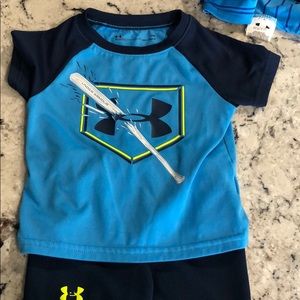 Under armor shirt with shorts